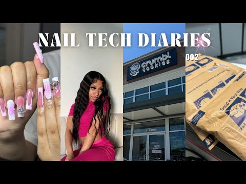 NAIL TECH DIARIES 002: ( Crazy vlog...) Nail Days , hair appt, chitchat ,&  A SUPRISE.. ft. ISeeHair