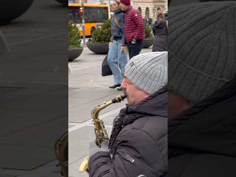 Saxophone 🎷 Live at Nørreport Station Copenhagen City, Denmark 🇩🇰 Street Music Musician