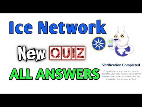 Ice Network Quiz KYC Update | Ice Network Latest News Today | Ice Network Quiz Question and answer