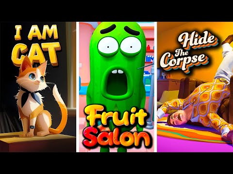 3 Fun & Promising Early Access VR Games | I Am Cat | Fruit Salon | Hide The Corpse | No Commentary