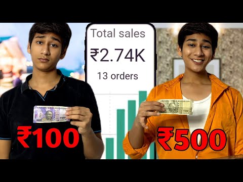 ₹100 VS ₹500 Indian Dropshipping Challenge!!