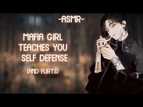 [ASMR] [ROLEPLAY] ♦mafia girl teaches you self defense♦ (binaural/softdom/F4A)