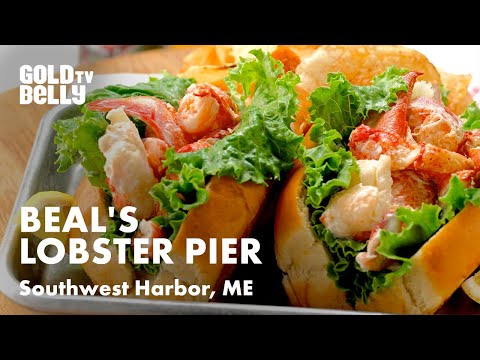 Watch Beal's Lobster Pier's Owner Prepare Their Famous Lobster Rolls