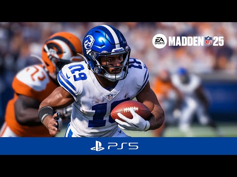 Colts vs Bengals Madden 25 PS5 - NFL Preseason Gameplay Simulation