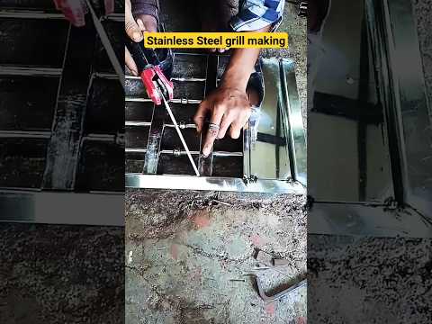 steel grill design making||#viral#shotsvideo🤔💥