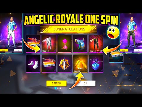 Angelic Royale Only One Spin Trick 🤫| Best Funny Video 😂| Must Watch | #Shorts #Short #freefire