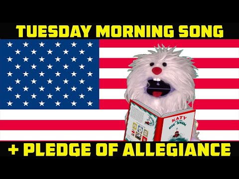 Tuesday Pledge of Allegiance and Good Morning Song for Kids