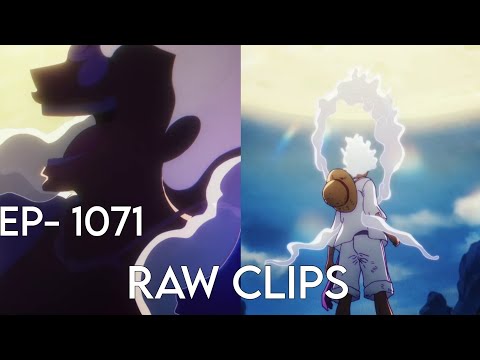 Luffy Gear 5 4k | one piece Raw Clips 4k | One Piece EP - 1071 ( Anime Raw Clips )