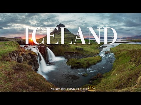 Iceland 4K - Beautiful Relaxing Music, Study Music - 4K Video UltraHD