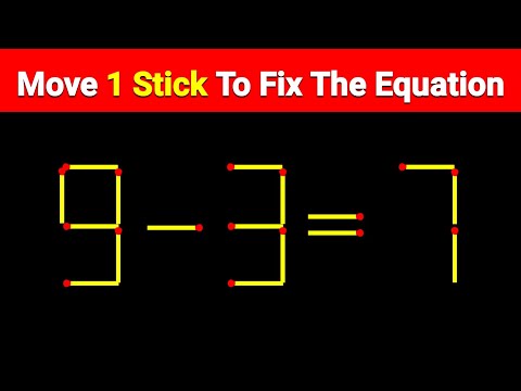 If you are genius solve this || Matchstick puzzle || Ep : 13