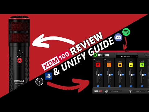 RODE XDM100 Review & UNIFY GUIDE (PS5,OBS,SPOTIFY and MORE)