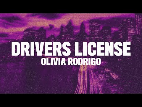 Olivia Rodrigo - drivers license (Lyrics)