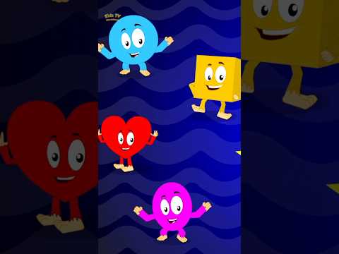 Shapes Song, We Are Shapes #shorts #shapes #triangle #kidssongs