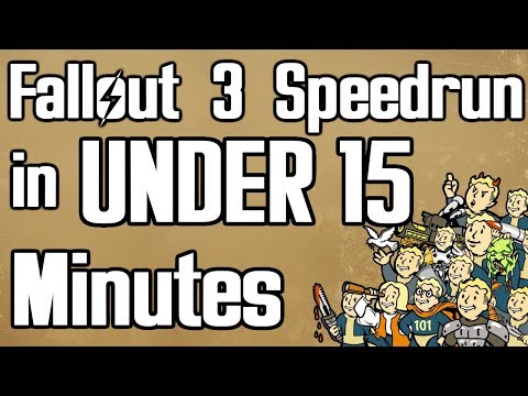 Fallout 3 Beaten in 14:54 (Any% Speedrun)