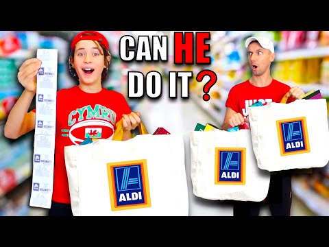 Can JOJO buy our WEEKLY FOOD SHOP for £30 from ALDI! 😮 budget grocery haul