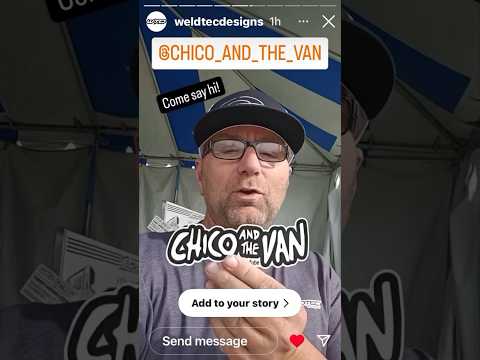 Chopping it up with Jeremy @WeldtecDesigns  #fulltimevanlife #vanlife