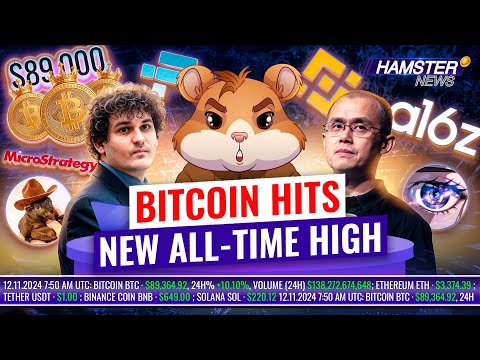 Bitcoin soars to $89,000, FTX vs. Binance legal battle, meme coins surge ⚡️ Hamster News