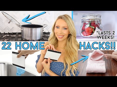 22 *NEW* BRILLIANT HOME HACKS YOU WILL ACTUALLY USE!