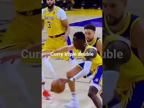 Curry triple double #nba