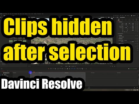 How to stop the Timeline from Moving when selecting clips (Davinci Resolve, 2 Workarounds)