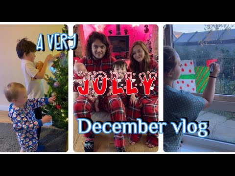 Our very jolly December Vlog - Christmas decorating and festive fun