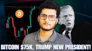 BITCOIN NEW ATH $75.6K TRUMP TAKES LEAD | Crypto Market Update