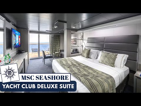 MSC Seashore | Yacht Club Deluxe Suite Full Walkthrough Tour | 2024 | 4K