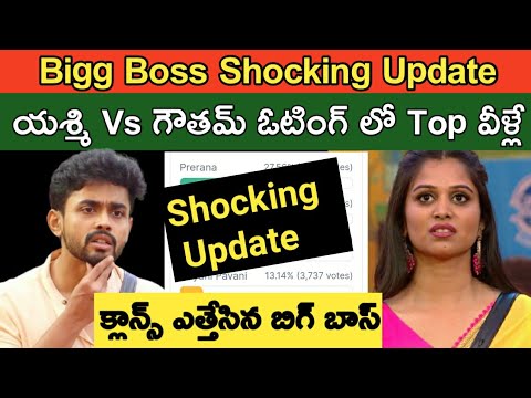 Bigg Boss Telugu 8 Live|Big Shocking Update|Bigg Boss Telugu 8 9th Week Voting Results Today|Starmaa