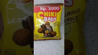 unwrapping snacks | CHIKI Balls Curious Choco #huntingjajan #jajanan #shorts #unwrappingsnacks