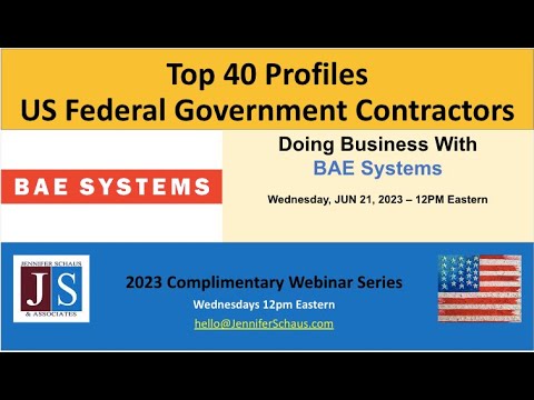 Top 40 Federal Contractors - PROFILE #20 - BAE Systems