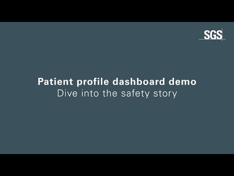 Demo patient safety data visualization dashboard