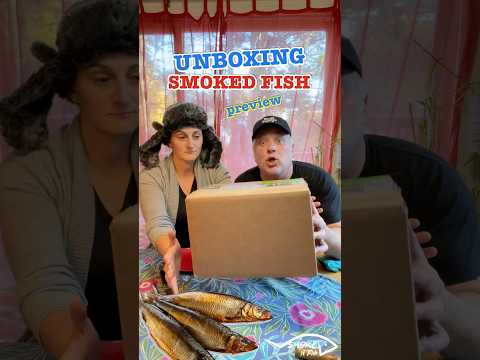 Unboxing Big Box of Smoked Fish [Preview] #crazyrussiandad #smokedfish #smokeitfish  @SmokeItFish