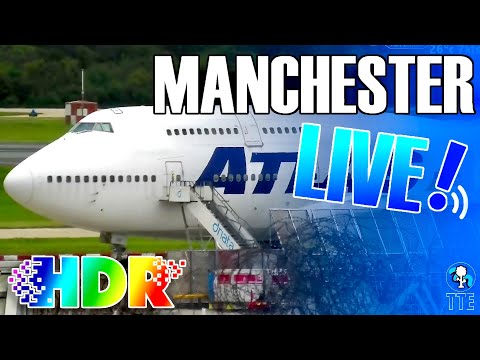 PART 2 HDR Manchester Airport Live! + Atlas Air Boeing 747's! #planespotting #manchesterairportlive