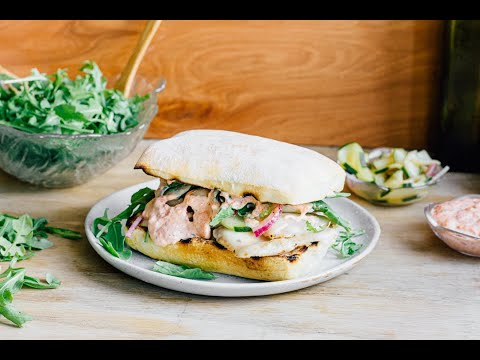 Cucumber Chicken Ciabatta Sandwich | Carlino's Market