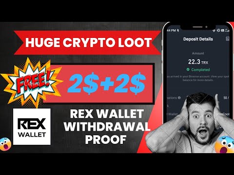 Rex wallet withdrawal proof || New Crypto loot offer today || Free Airdrop loot and daily earning ||