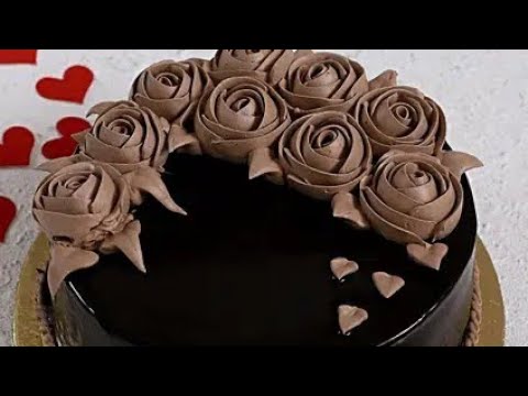 Chocolate cake flower design|This is one of my best cakes #vairalvideo @thesweetimpact