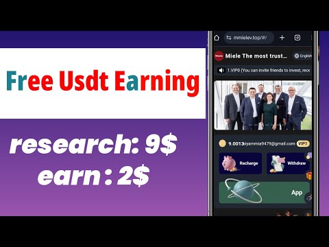 Usdt Earning 2024 | Free USDT Mining Website | USDT Earning | Online income