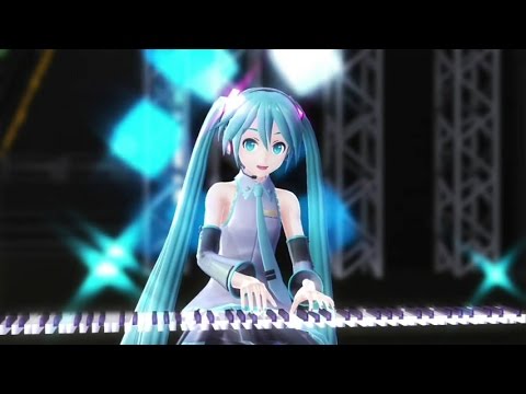 【第13回MMD杯本選】Miku Hatsune - Tell Your World (Piano ver.)【VOCALOID LIVE】