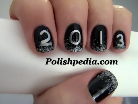 2013 New Years Nail Art