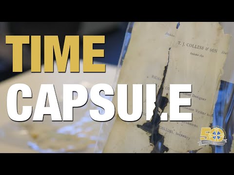 Historic time capsule unearthed at the Cathedral of St. Thomas More