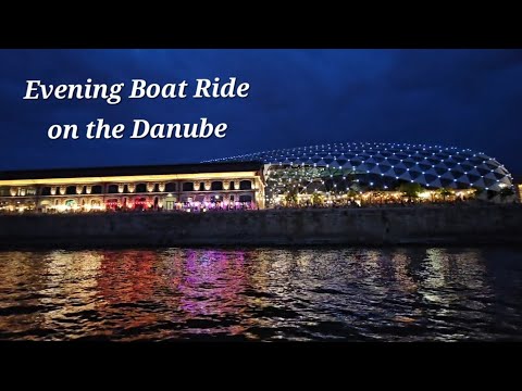 Danube Boat Ride | Serene Views of Budapest at Dusk #danuberiver #boat #budapest #🇭🇺