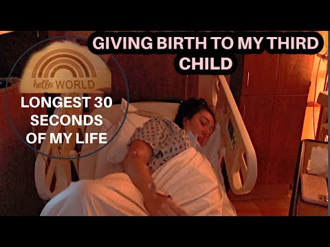 MY BABY WAS'NT BREATHING| umbilical Cord was wrapped around her neck| EVELYN'S BIRTH VLOG