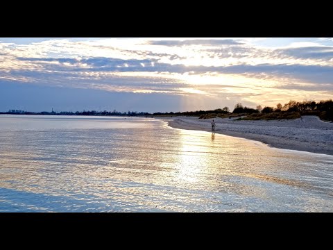 Silver Day by the Sea, part 2 - peaceful, gentle and beautiful, original 4K piano & video