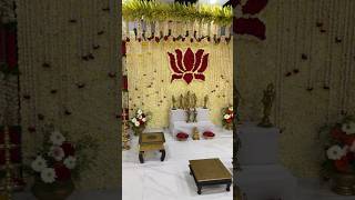 House warming ceremony with Floral Decor by Memorable events Rajahmundry | #memorableevents #shorts