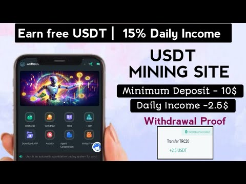 Usdt mining site 2924 | New usdt earning project | Best usdt investment site 2024 | usdt investment