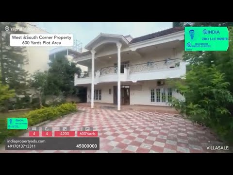 Exclusive Tour of Luxury 4BHK Villa in Prime Yapral Hyderabad Location