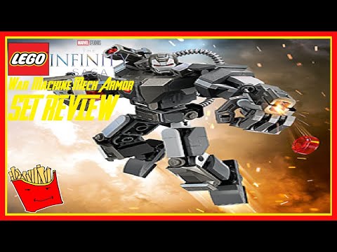 LEGO Marvel The Infinity Saga 2024 Set Review - War Machine Mech Armor (Fries101Reviews)