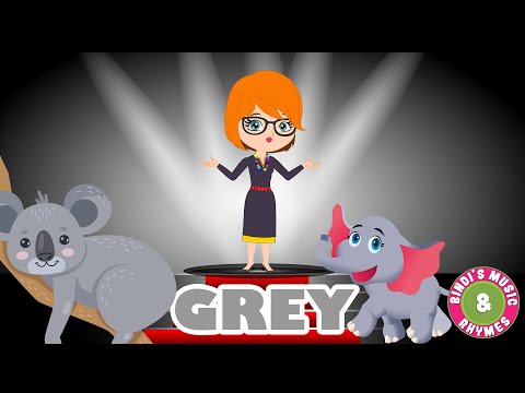 Grey Colour Song for kids | Learn Colours | Rhymes for Children | Bindi's Music & Rhymes