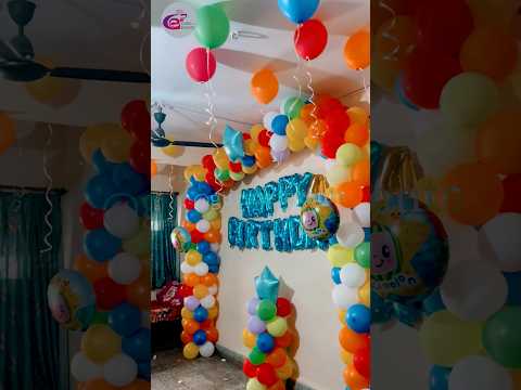 House party birthday decoration work @guruartevents